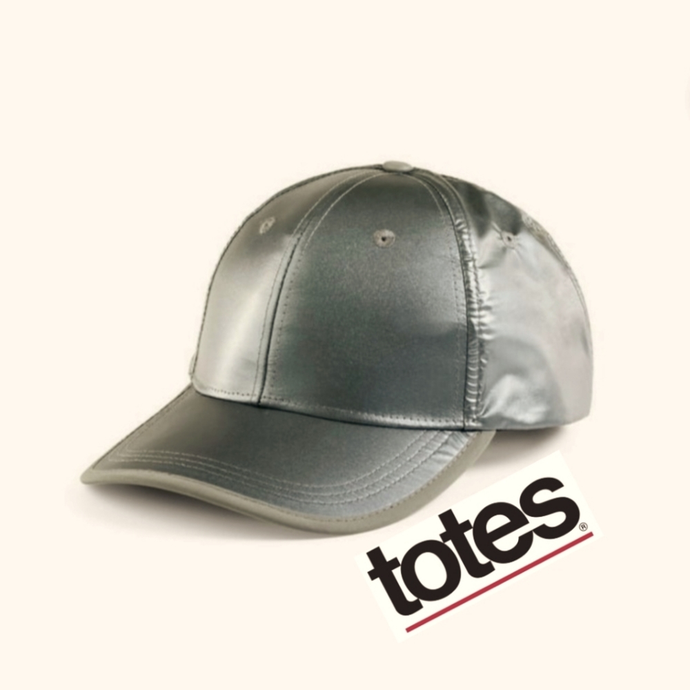 - TOTES BASEBALL CAP WITH REFLECTIVE TRIM AND TOP BUTTON